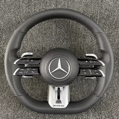 Volant Mercedes-Benz AMG – Cuir, Finition Silver ou Black