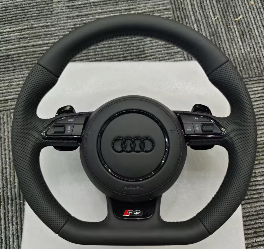 Volant RS – Audi 8P RS3 / RS4 / RS5 / RS6 – Cuir Perforé