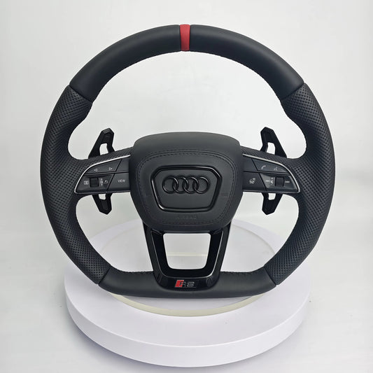 Volant RS – Audi RS3 / RS4 / RS5 / RS6 – Cuir Perforé