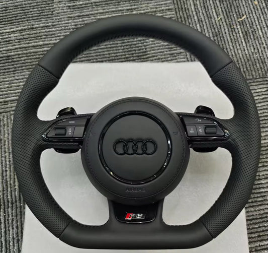 Volant RS – Audi 8P RS3 / RS4 / RS5 / RS6 – Cuir Perforé